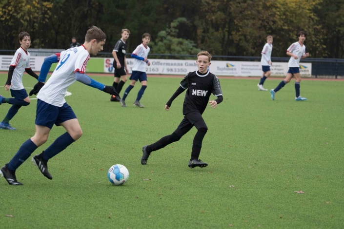 Jugend Fussball, Manschaft C1 beim Spiel, Bild 11